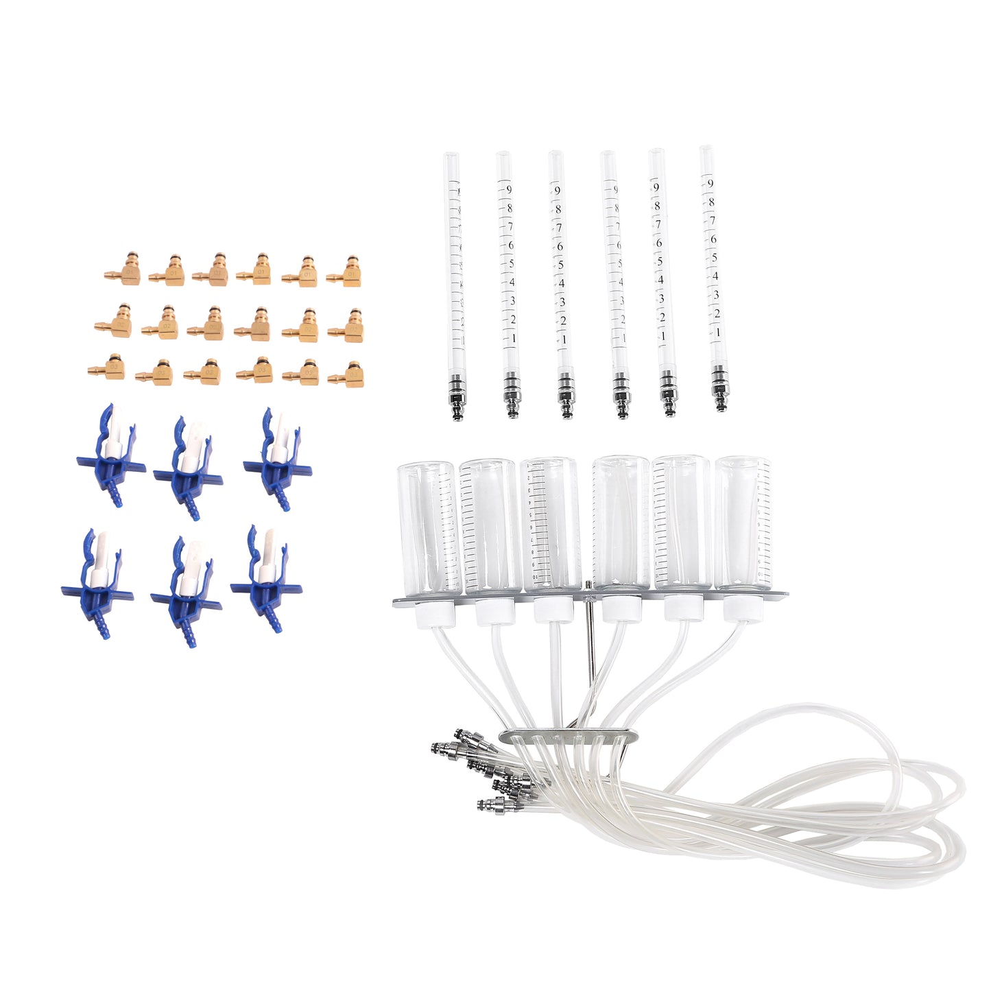 echtools EC1408 Common-Rail-Tester Diesel Rücklaufmengen Prüfgerät- mit 24 Adaptern