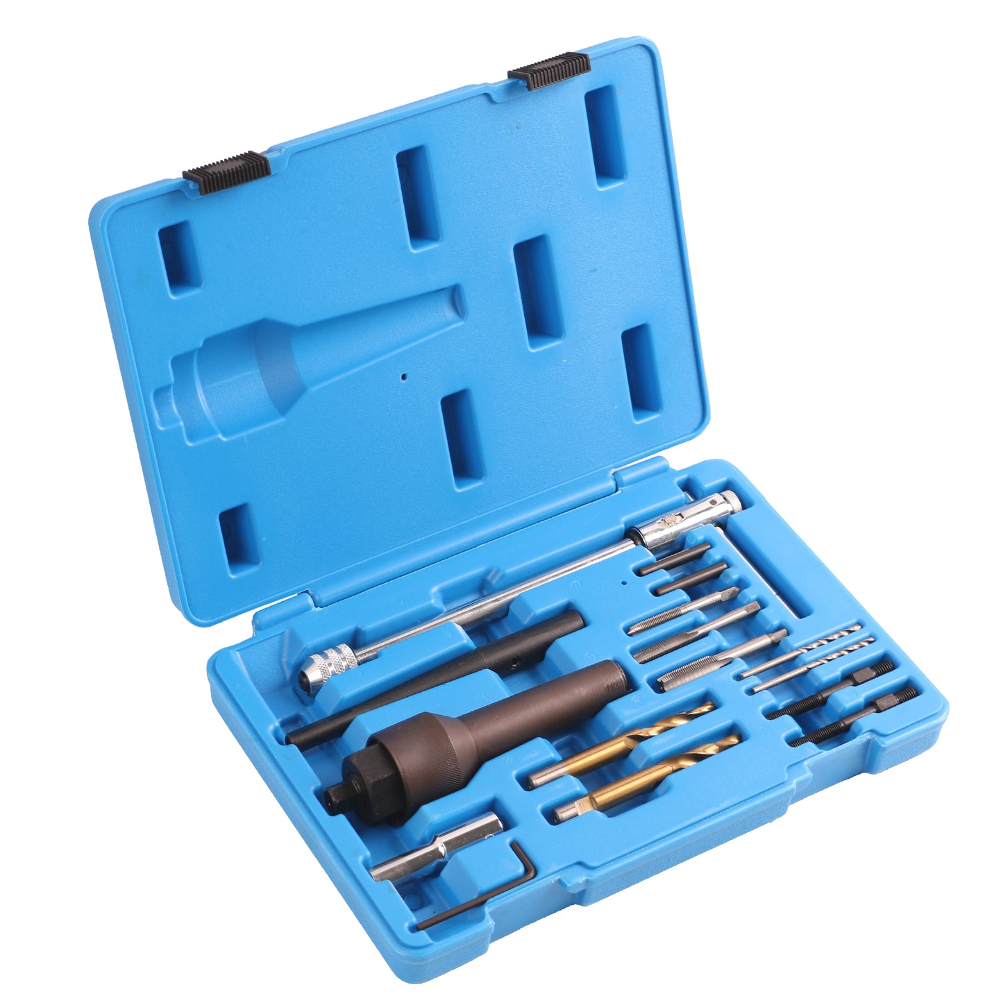 echtools EC1412 16-tlg. Glühkerzen-Ausbau und Gewinde-Reparatur-Satz M8 M10