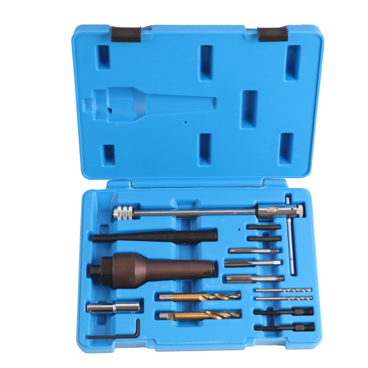 echtools EC1412 16-tlg. Glühkerzen-Ausbau und Gewinde-Reparatur-Satz M8 M10