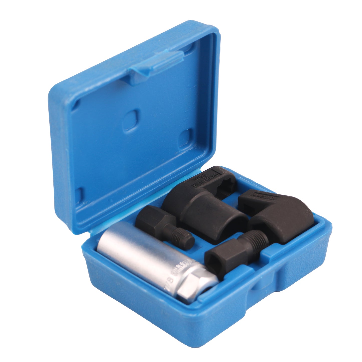 echtools EC1416 5tlg Lambdasonden Werkzeug Lamdasonde Schlüssel Nüsse Set und Gewindereparatur