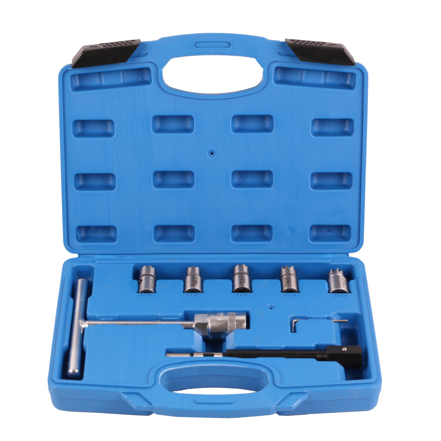echtools EC1430 Diesel-Injektor-Sitzfräser-Reiniger, Universal-Injektor-Reibahle, 7-tlg.