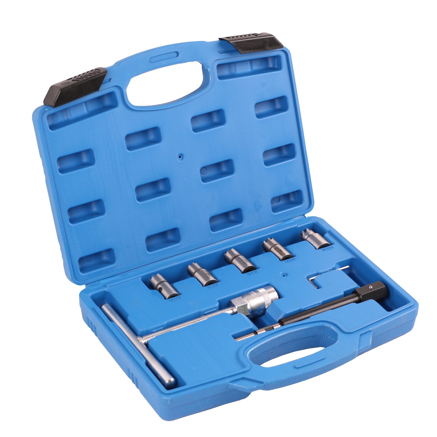 echtools EC1430 Diesel-Injektor-Sitzfräser-Reiniger, Universal-Injektor-Reibahle, 7-tlg.