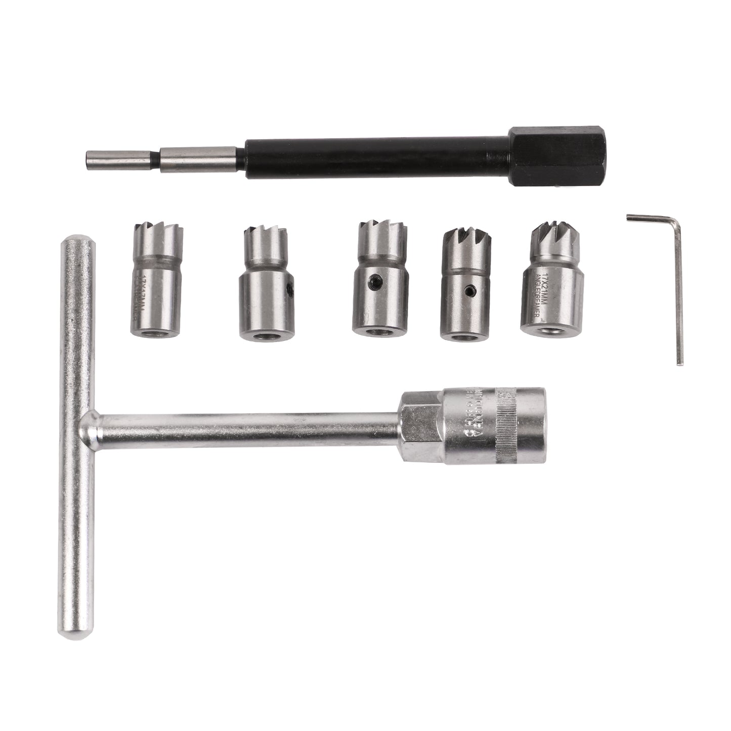 echtools EC1430 Diesel-Injektor-Sitzfräser-Reiniger, Universal-Injektor-Reibahle, 7-tlg.