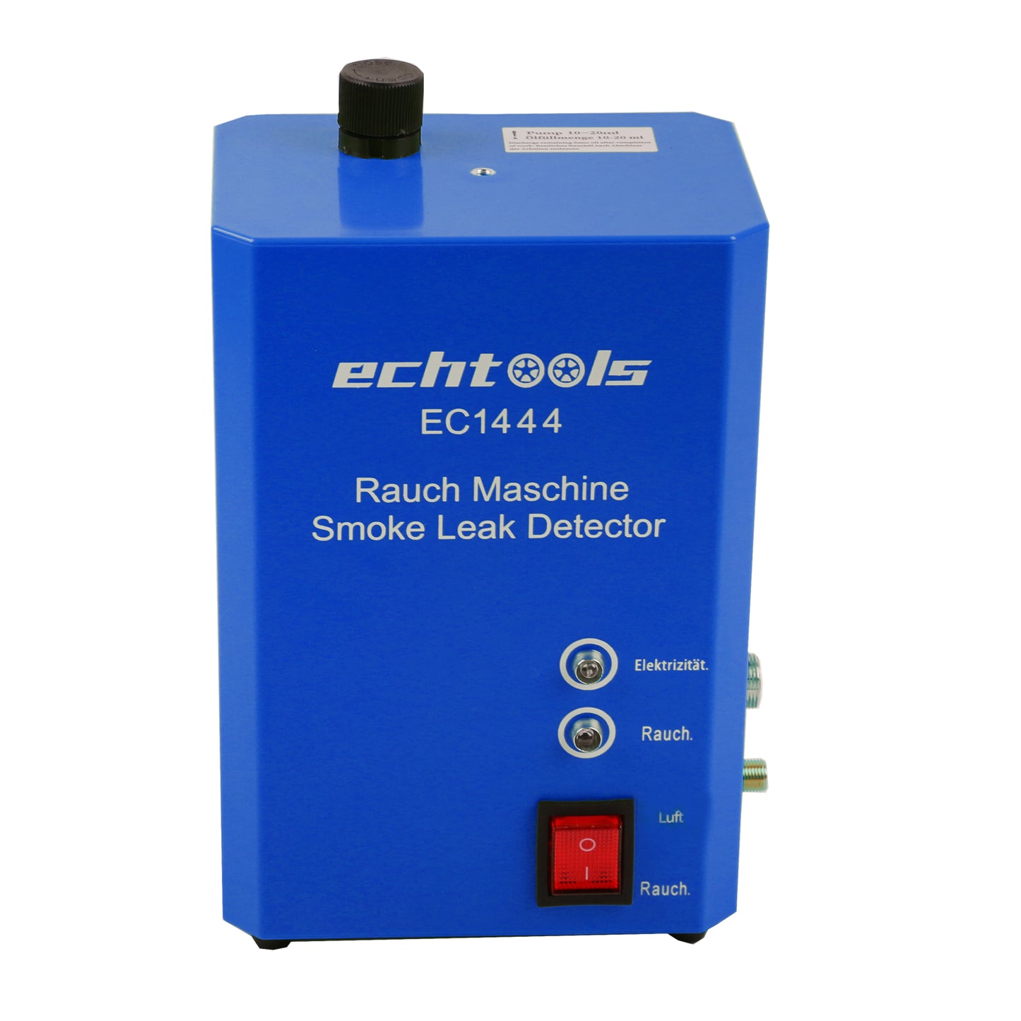 echtools EC1444 Evap Nebelmaschine Kfz Rauch Maschine Mit Airbagadapter Testöl-Nachfüllflasche