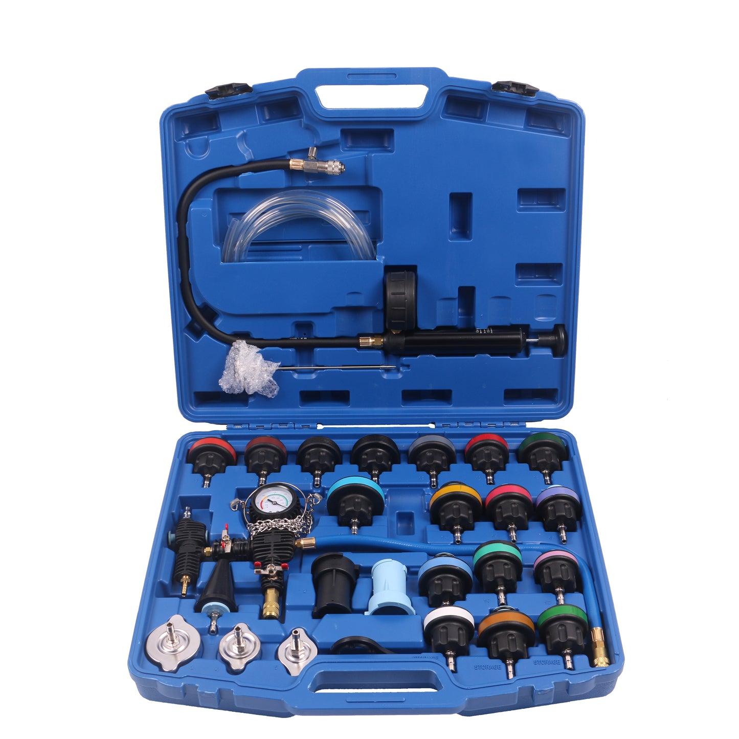 echtools EC1501 28 tlg KFZ Kühler Abdrückgerät Kühlsystemtester Vacuum Cooling System Tester Kit