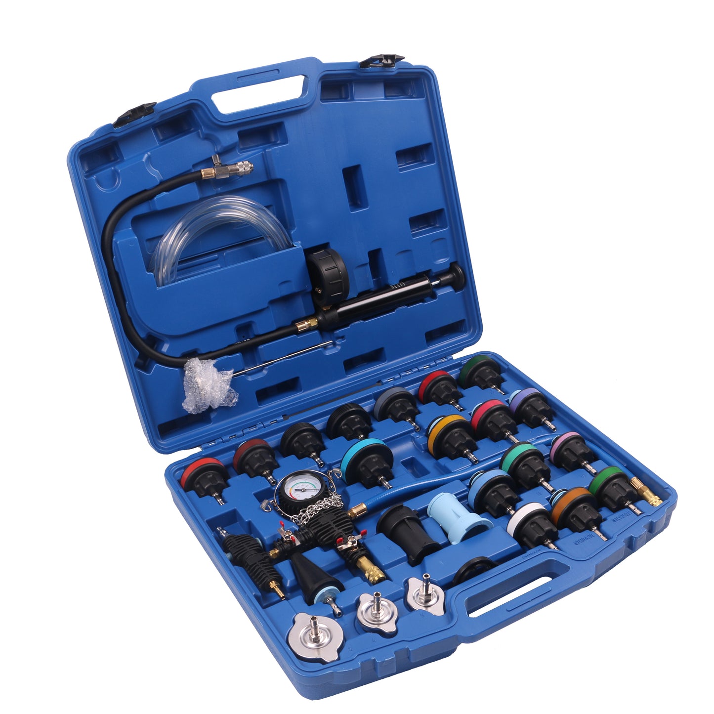 echtools EC1501 28 tlg KFZ Kühler Abdrückgerät Kühlsystemtester Vacuum Cooling System Tester Kit