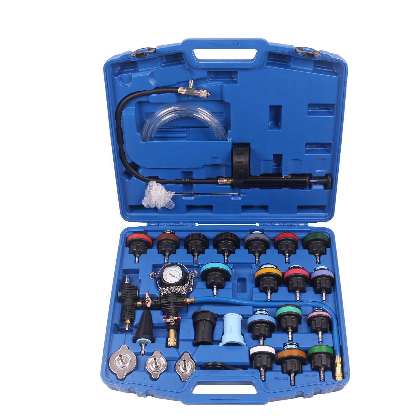 echtools EC1501 28 tlg KFZ Kühler Abdrückgerät Kühlsystemtester Vacuum Cooling System Tester Kit