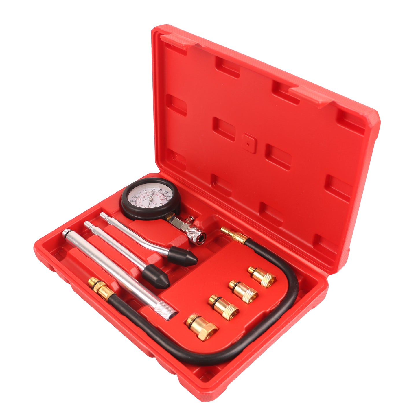 echtools ec1519 Kompressionsprüfer 0-20 bar oder 0-300 psi Verdichtungsmesser für KFZ Benzinmotor