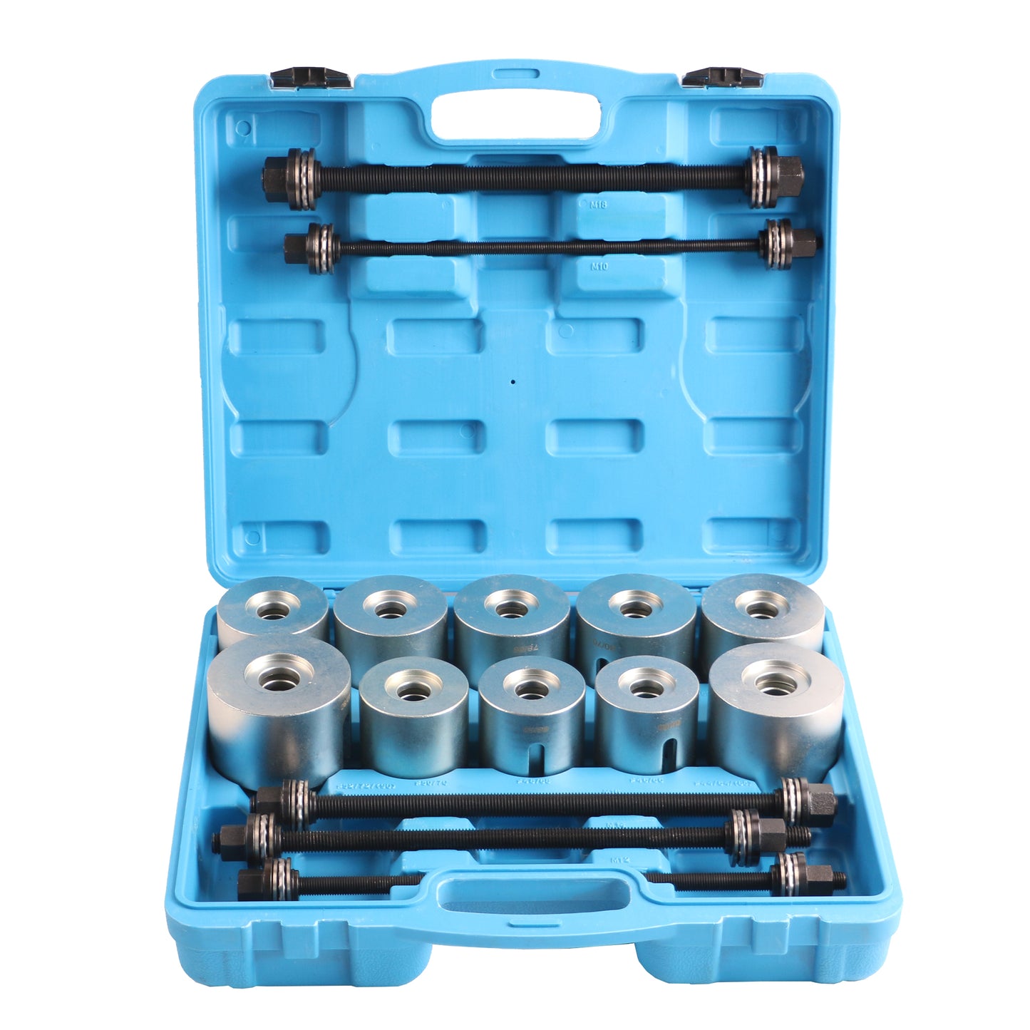 echtools EC1701 27tlg. KFZ Silentlager Achslager Abzieher Gummibuchsen Druckhülsen Demontage Set