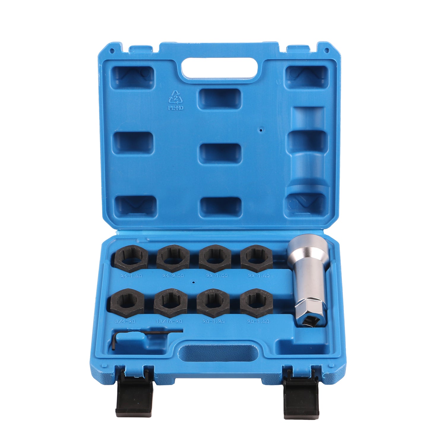 echtools EC1703 Gewinde Reparatur Satz Antriebswelle Achsspindel-Gewindesatz 3/4 x 20, 13/16 x 20 UNEF, langlebiges Twist-Design, M20, M22, M24