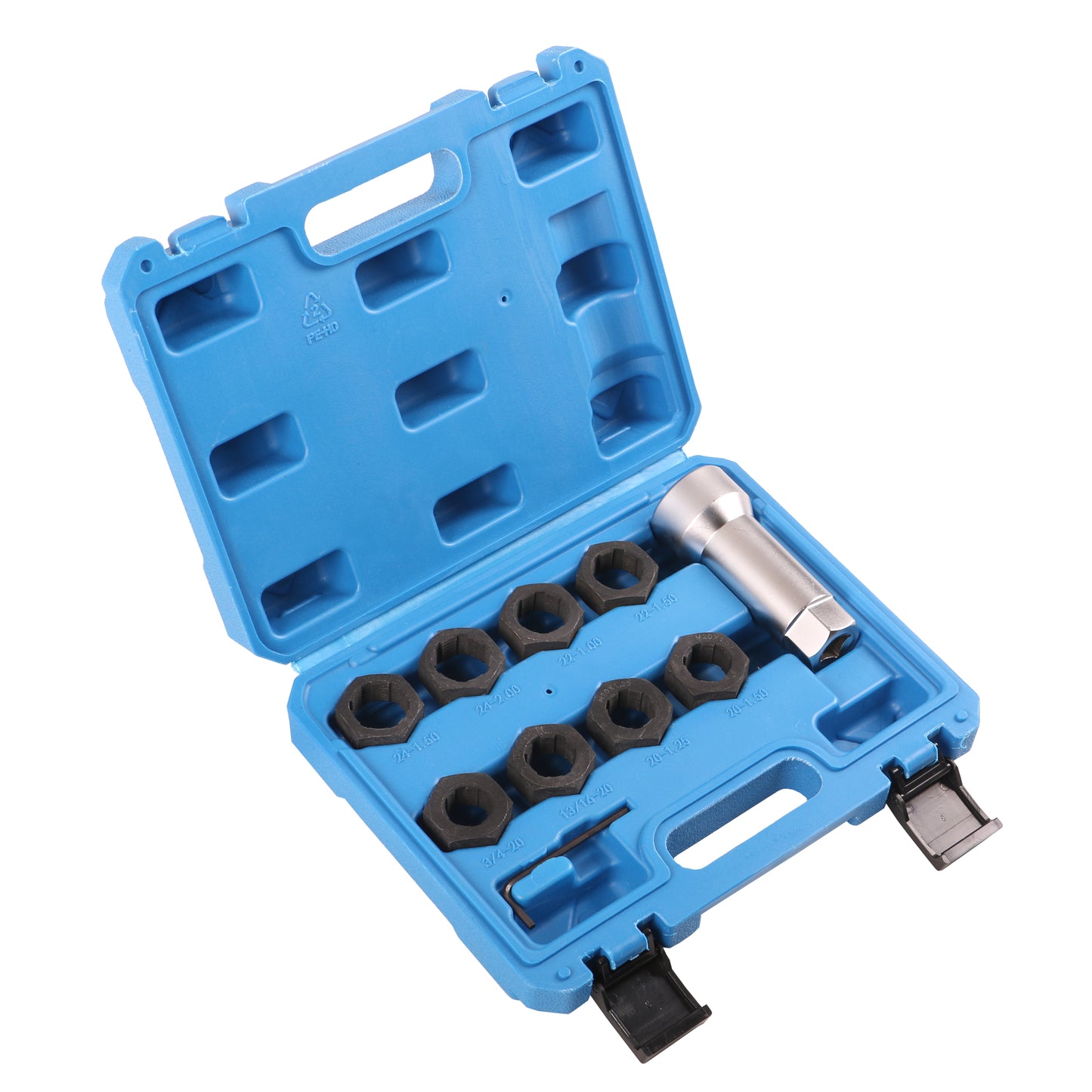 echtools EC1703 Gewinde Reparatur Satz Antriebswelle Achsspindel-Gewindesatz 3/4 x 20, 13/16 x 20 UNEF, langlebiges Twist-Design, M20, M22, M24