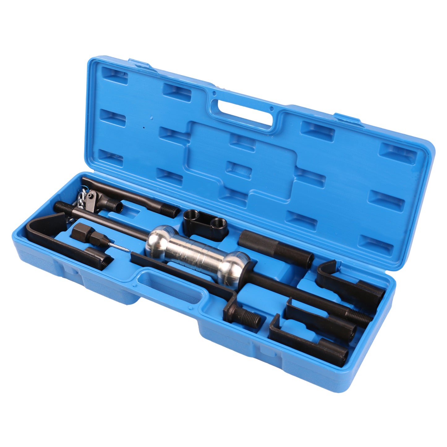 echtools EC1738 Auto Ausbeulwerkzeug Set mit Gleithammer Abzieher Dellen Ausbeulsatz KFZ Reparatur