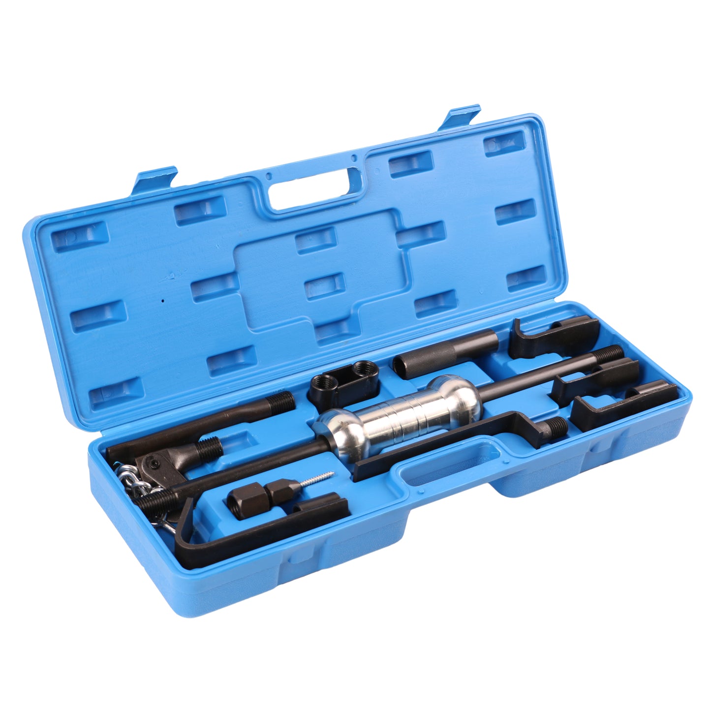 echtools EC1738 Auto Ausbeulwerkzeug Set mit Gleithammer Abzieher Dellen Ausbeulsatz KFZ Reparatur