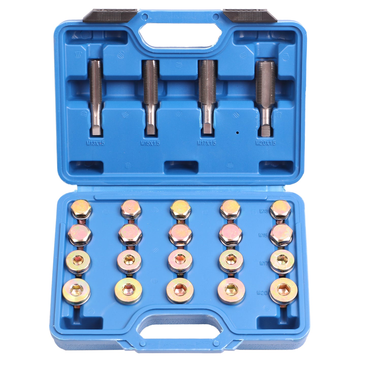 echtools EC1801 Reparaturset Ölablassschraube Reparatur Ölwanne Gewinde M13 M15 M17 M20