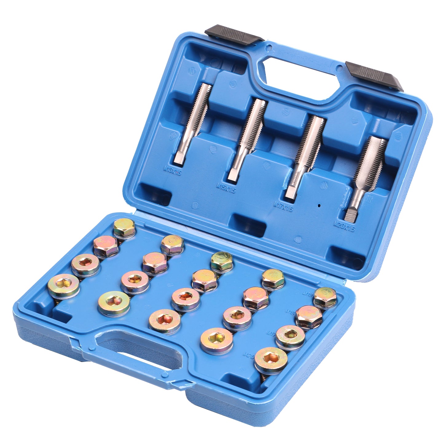 echtools EC1801 Reparaturset Ölablassschraube Reparatur Ölwanne Gewinde M13 M15 M17 M20