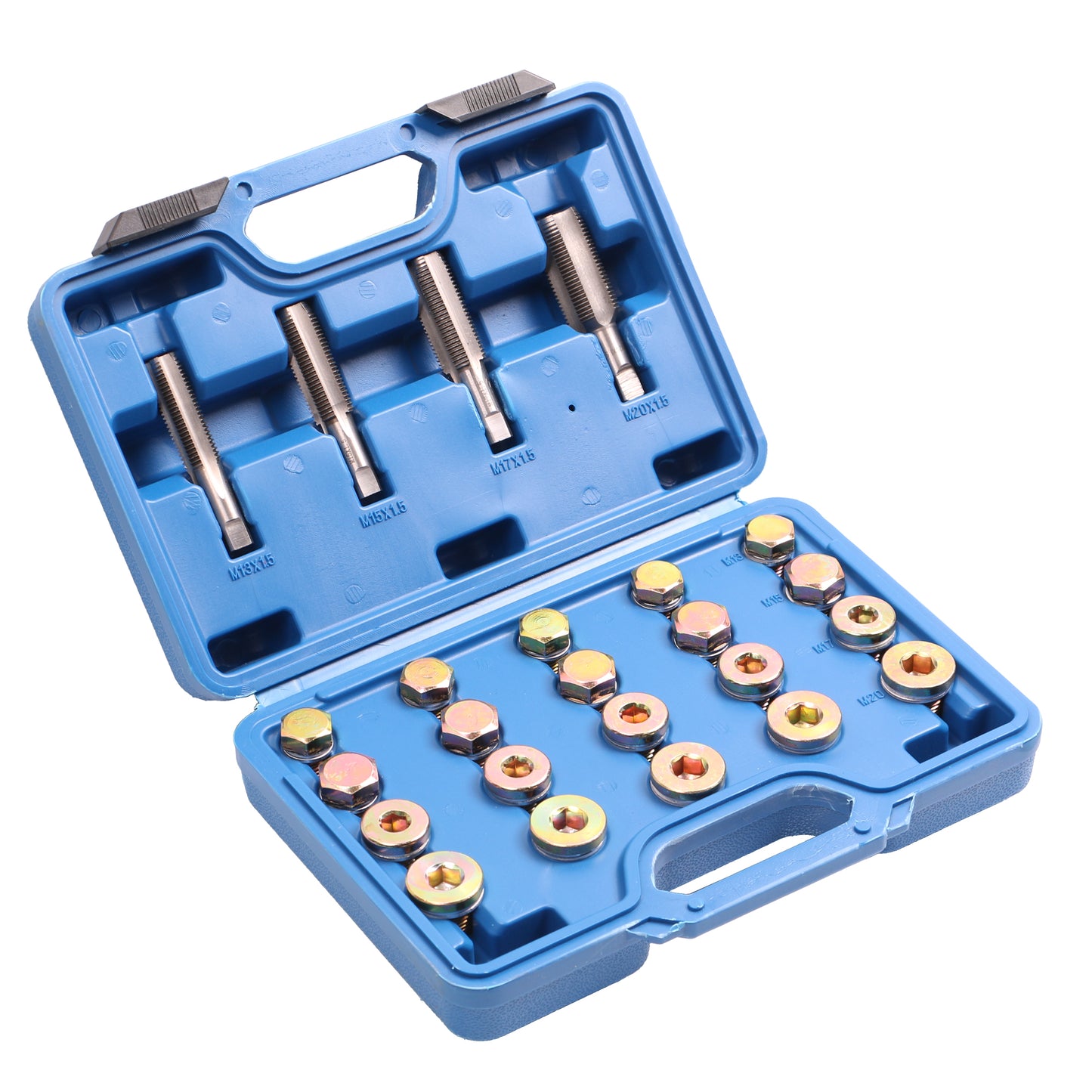 echtools EC1801 Reparaturset Ölablassschraube Reparatur Ölwanne Gewinde M13 M15 M17 M20