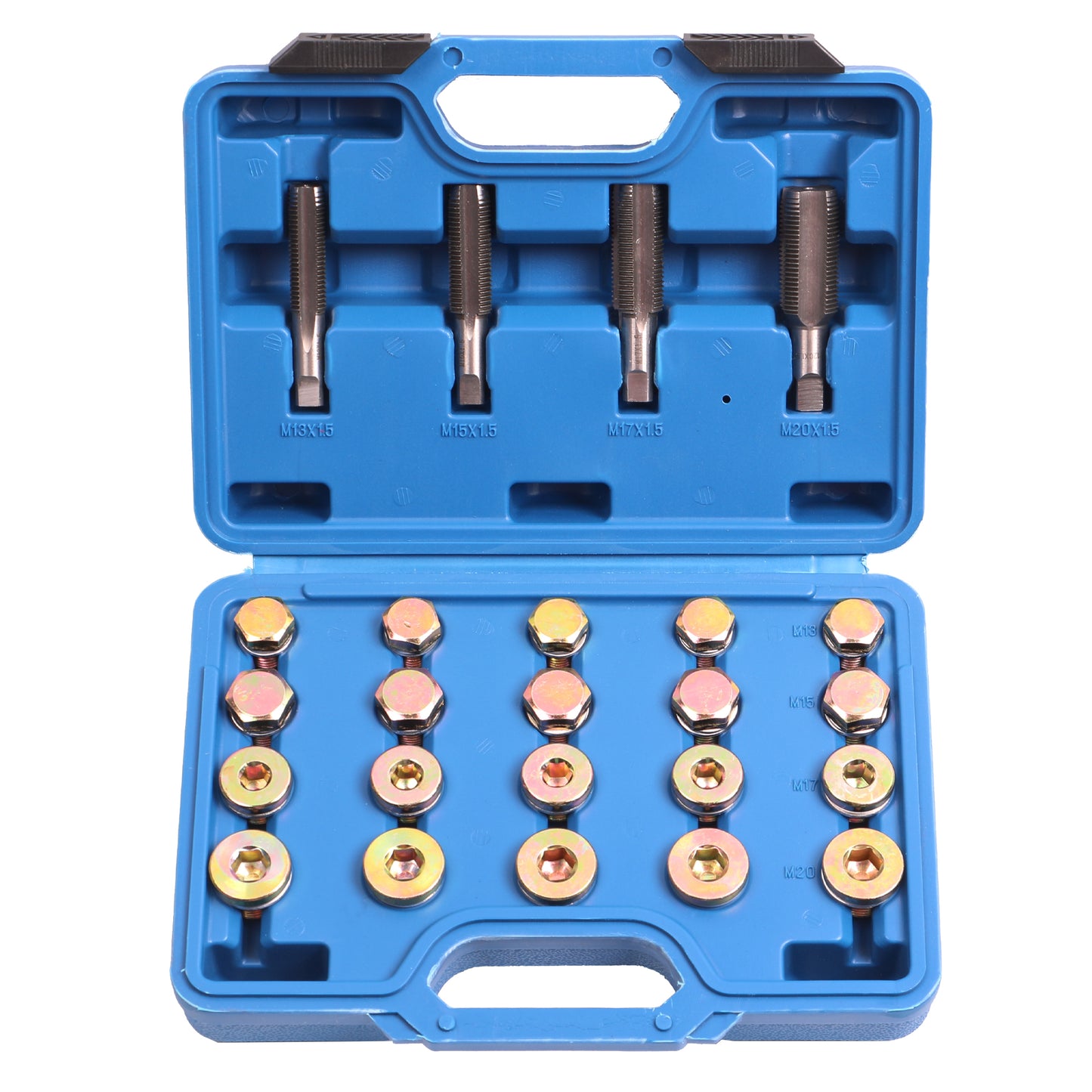 echtools EC1801 Reparaturset Ölablassschraube Reparatur Ölwanne Gewinde M13 M15 M17 M20