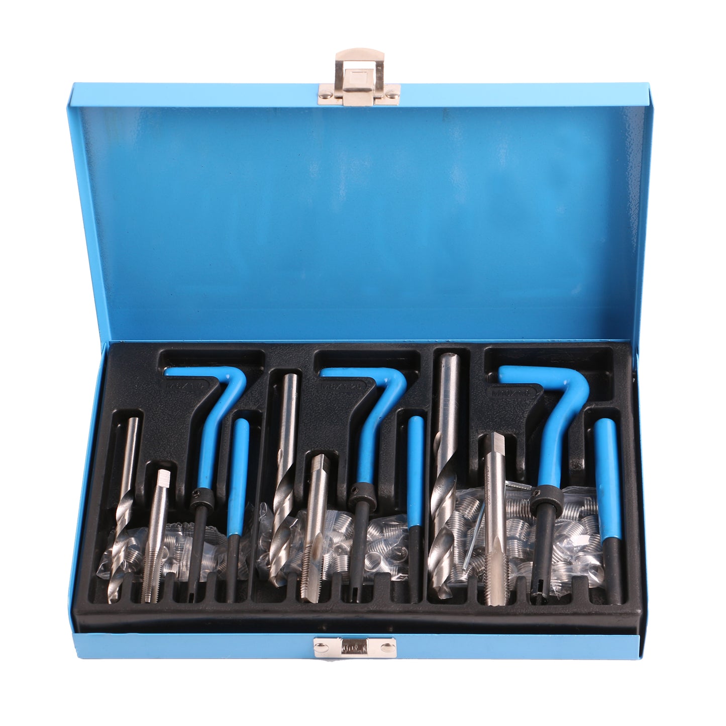 echtools EC1803 88 tlg. Gewinde Reparatur Werkzeug KFZ Satz HSS M6 M8 M10 für Auto Motor