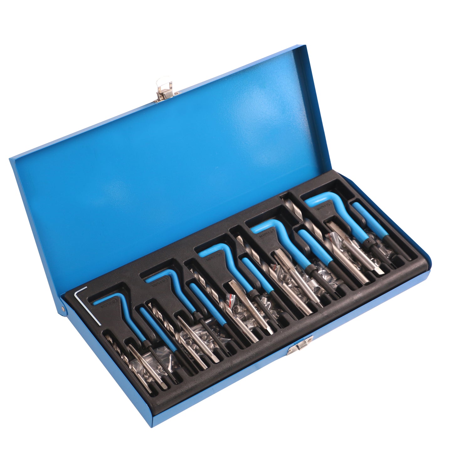 echtools EC1804 Gewinde Reparatur Werkzeug Satz Helicoil Auto Motor 131 tlg. M5 M6 M8 M10 M12