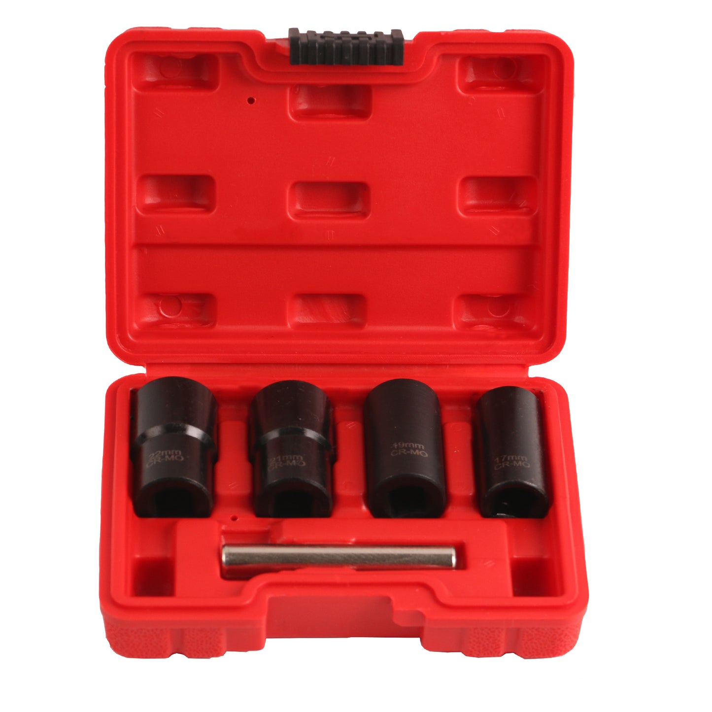 echtools EC1806 Spiral-Profil-Steckschlüssel-Satz / Schraubenausdreher | 12,5 mm (1/2") SW 17 - 22 mm | 5-tlg.