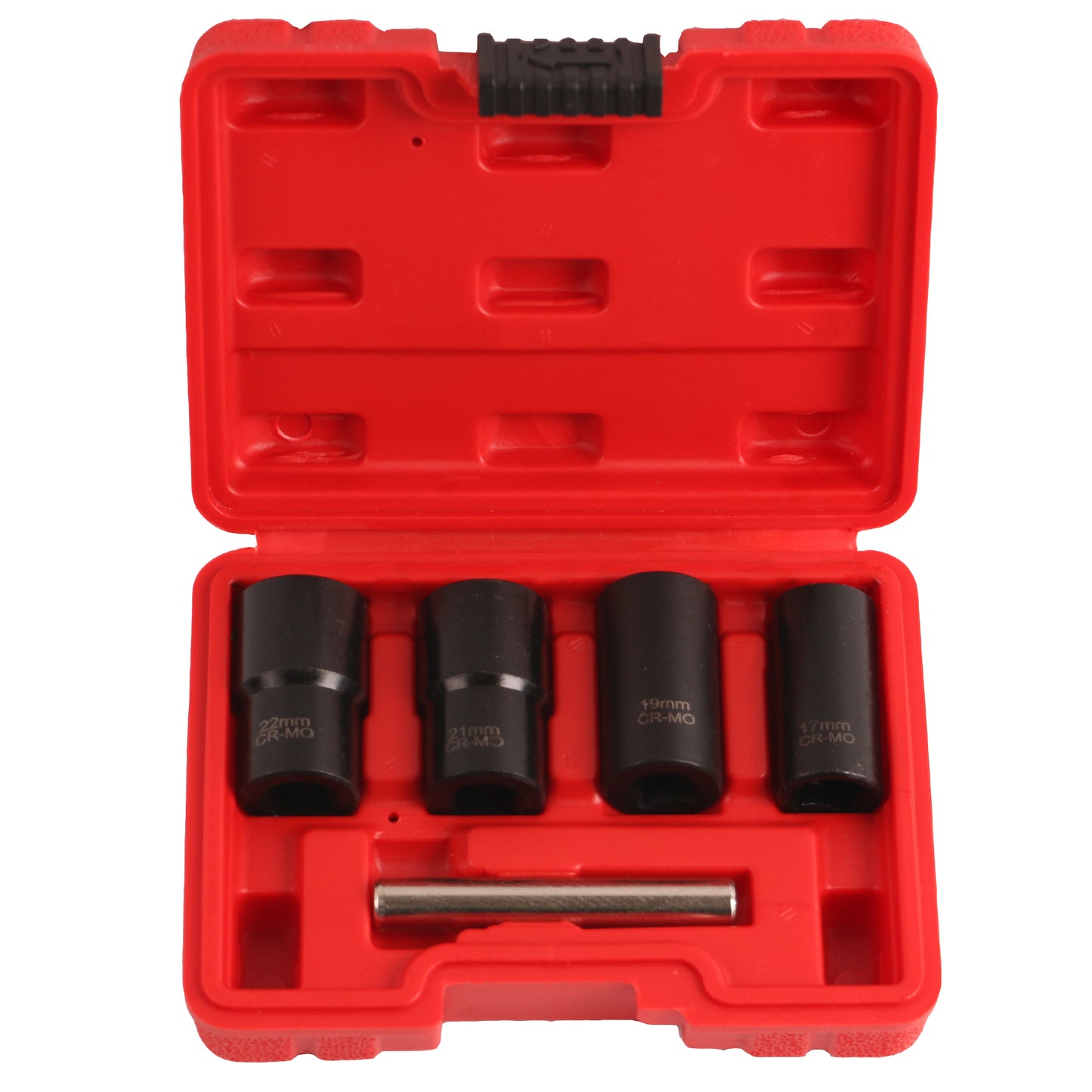 echtools EC1806 Spiral-Profil-Steckschlüssel-Satz / Schraubenausdreher | 12,5 mm (1/2") SW 17 - 22 mm | 5-tlg.