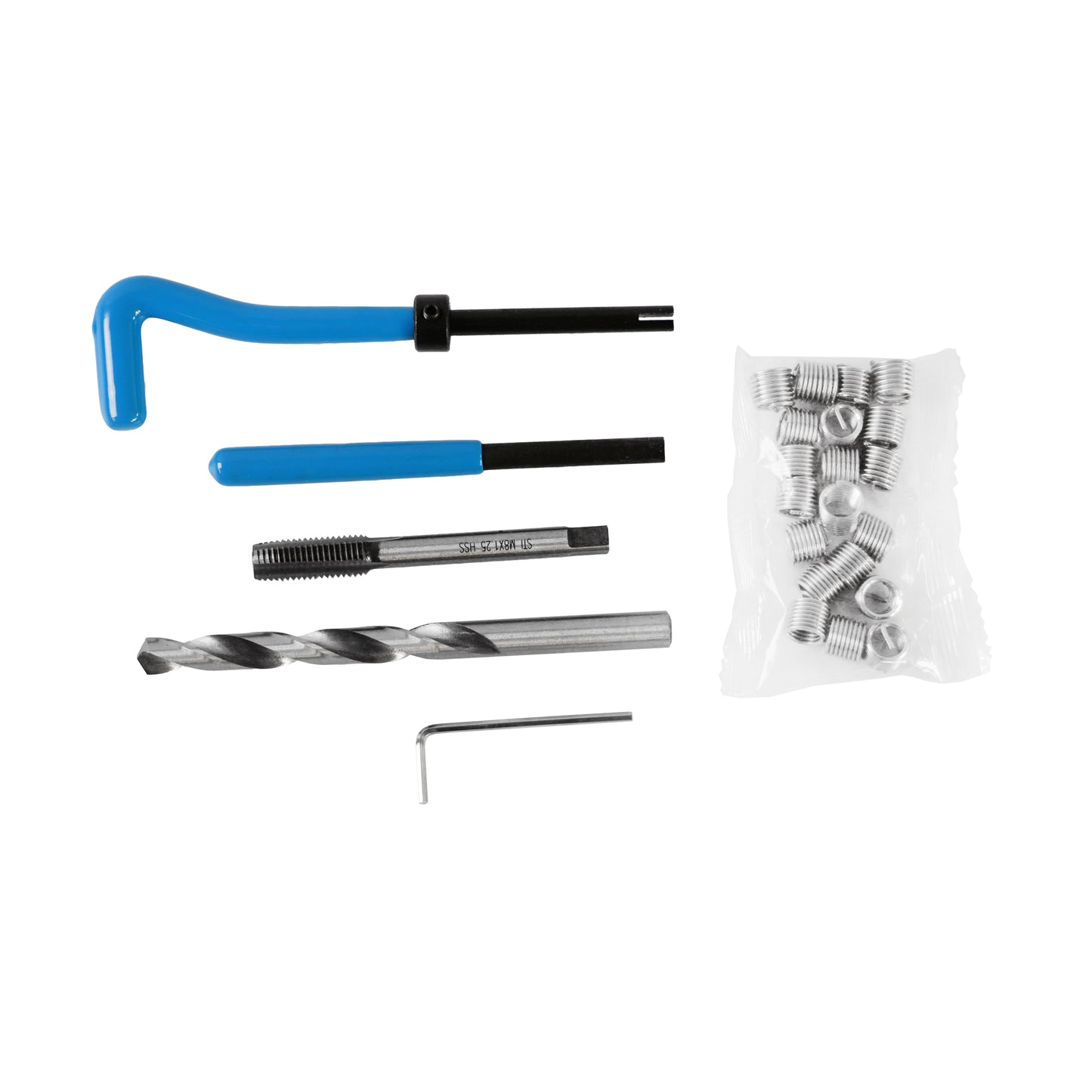 echtools EC1819 Gewinde Reparatur Satz M8x1.25 Gewindereparatur Gewindeeinsätze