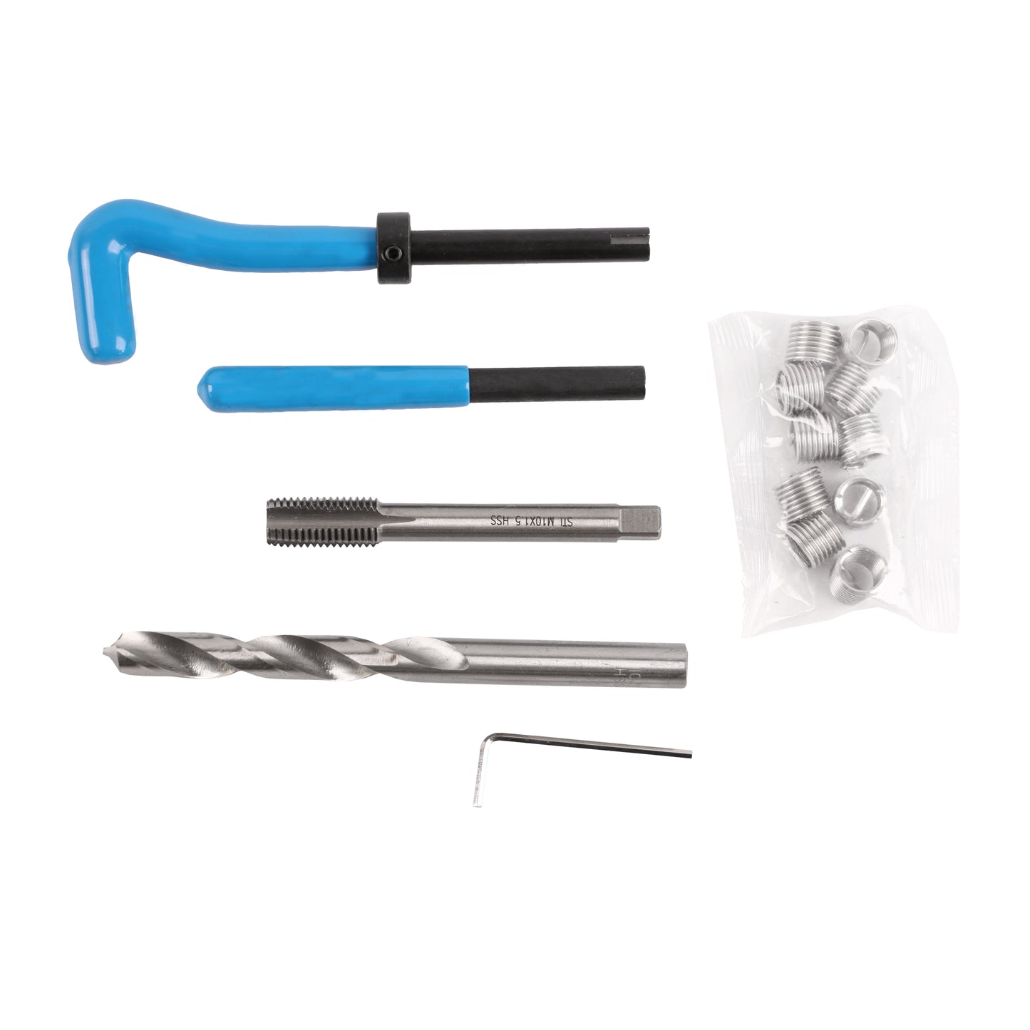 echtools EC1822 Gewinde Reparatur Satz M10x1.5 Gewindereparatur Gewindeeinsätze