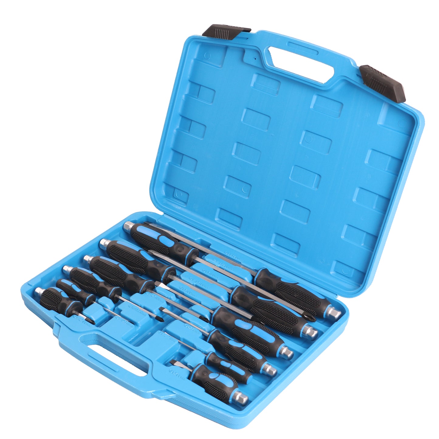 echtools EC2002 Schraubendreher-Satz mit Schlagkappe, 12-teilig