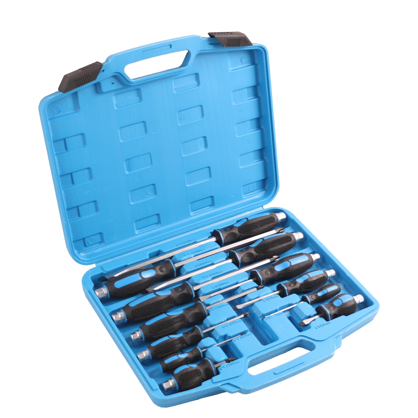 echtools EC2002 Schraubendreher-Satz mit Schlagkappe, 12-teilig