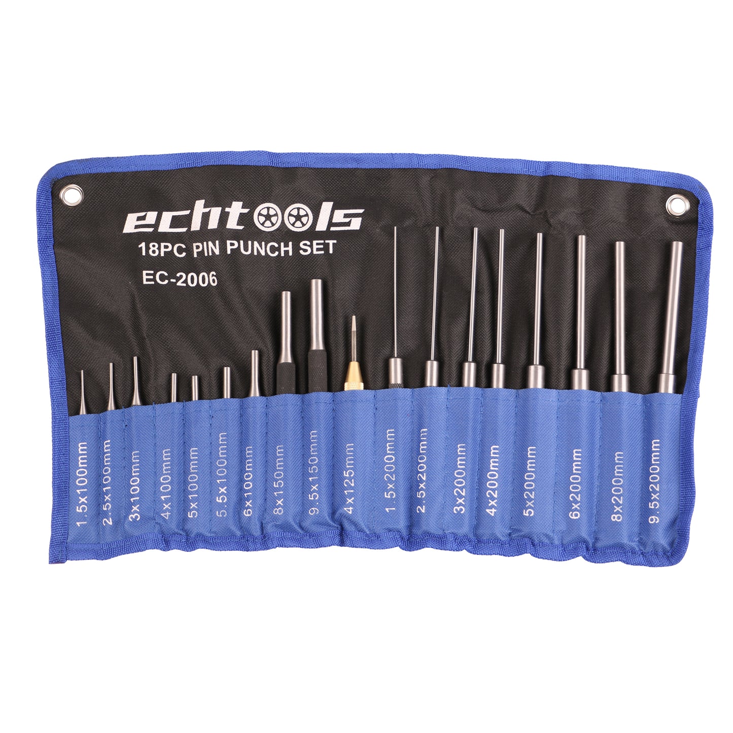 echtools EC2006 Splintentreiber-Splinttreiber-Satz Durchschläger-Durchschlag-Satz Werkzeug Set