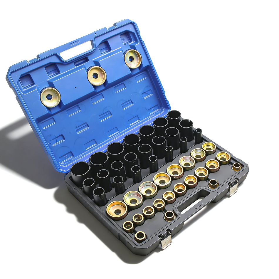 Kuntech KT6088B Hydraulischer Buchsen Auspresssatz 26–74mm Silentlager Werkzeug Abzieher Set KFZ