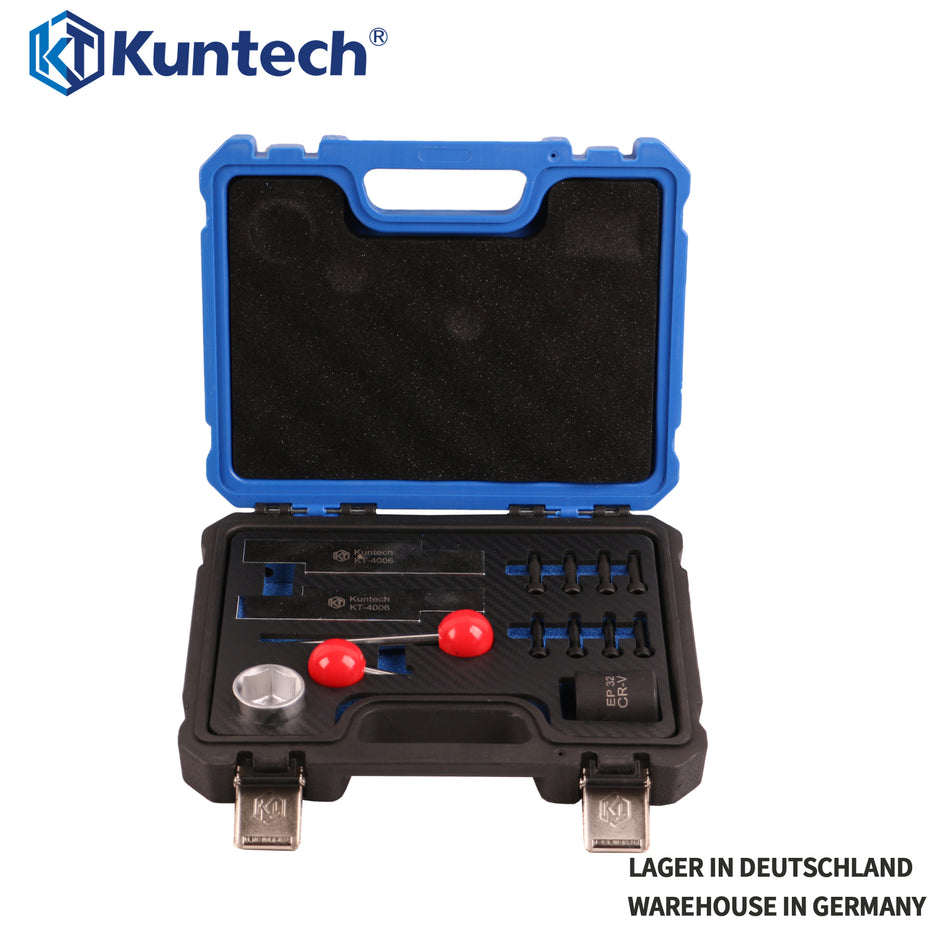 Kuntech KT4006 Nockenwelle Motor Steuerzeiten Werkzeug Satz Porsche Panamera Macan 3.0T Cayenne
