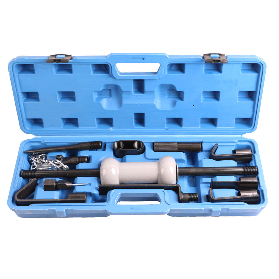 echtools EC1738 Auto Ausbeulwerkzeug Set mit Gleithammer Abzieher Dellen Ausbeulsatz KFZ Reparatur