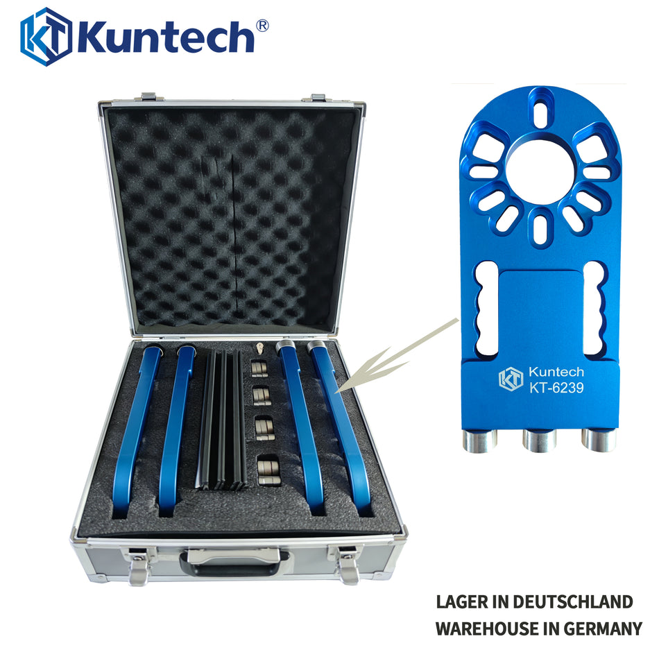 Kuntech KT6229A Alu KFZ Fahrwerk Buchsen Rückstell Werkzeug Stressentlastung Universal