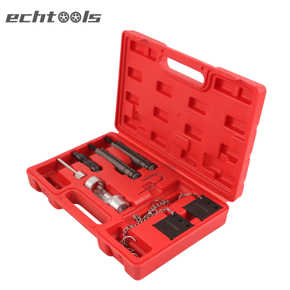 echtools EC1218 Motor Einstellwerkzeug Kurbelwelle Nockenwelle Arretierwerkzeug Zahnriemen Wechsel Kompatibel mit VW Audi 2.5 V6 TDI