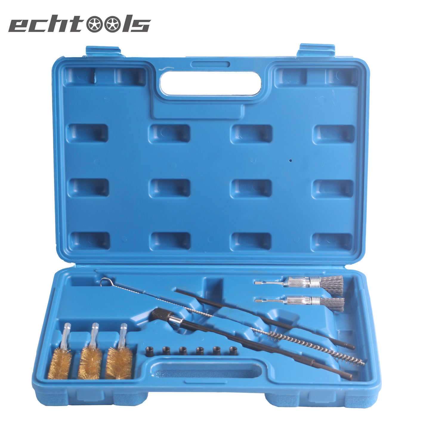 echtools EC1404 4tlg. EINSPRITZDÜSEN DICHTSITZ WERKZEUG SATZ INJEKTOR SCHACHT REINIGUNG SET