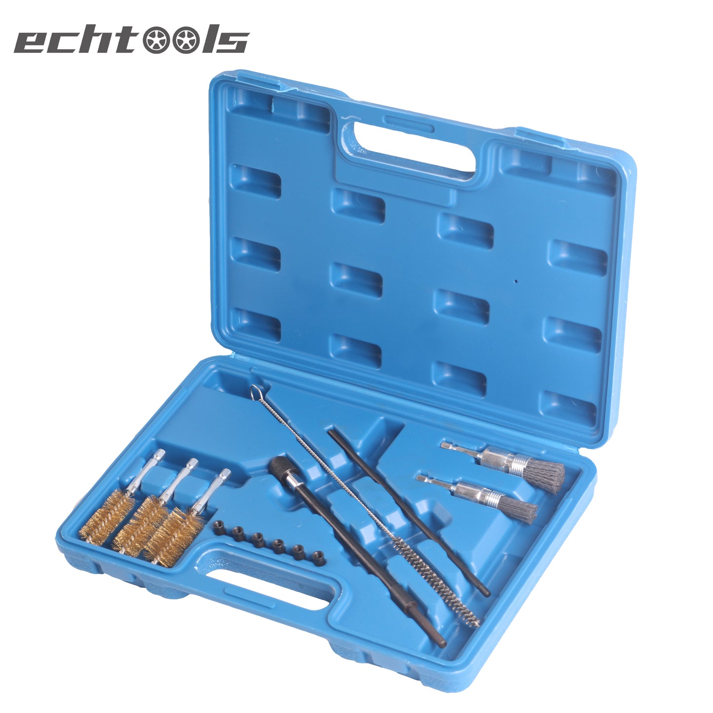 echtools EC1404 4tlg. EINSPRITZDÜSEN DICHTSITZ WERKZEUG SATZ INJEKTOR SCHACHT REINIGUNG SET