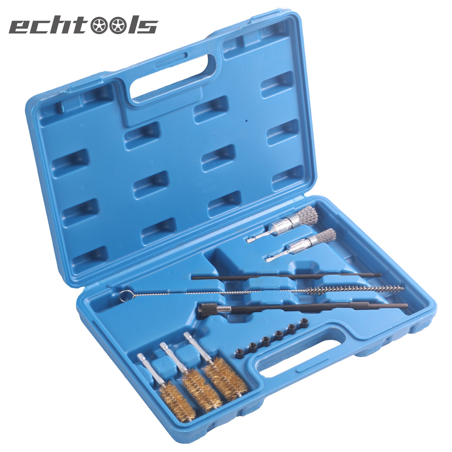 echtools EC1404 4tlg. EINSPRITZDÜSEN DICHTSITZ WERKZEUG SATZ INJEKTOR SCHACHT REINIGUNG SET