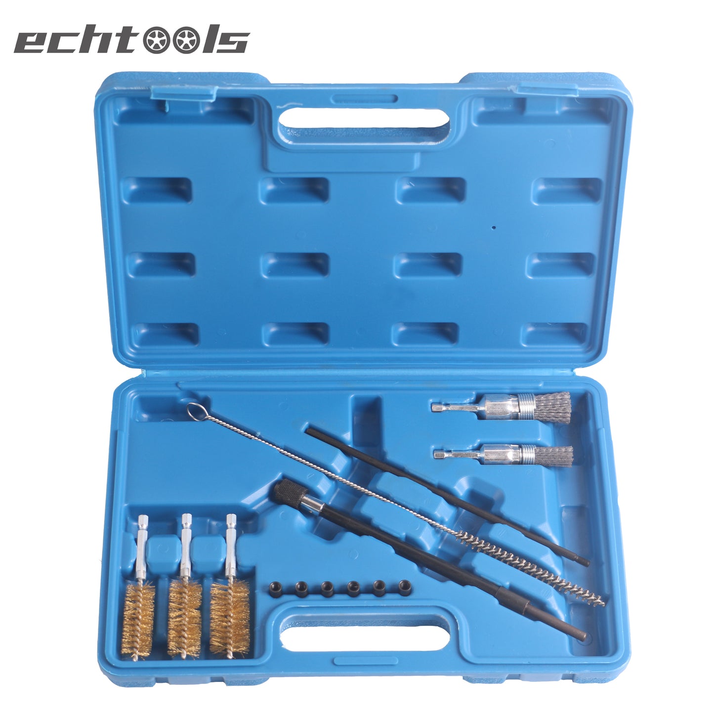 echtools EC1404 4tlg. EINSPRITZDÜSEN DICHTSITZ WERKZEUG SATZ INJEKTOR SCHACHT REINIGUNG SET