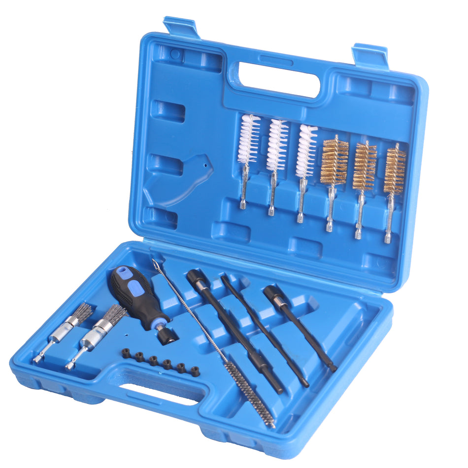 echtools EC1405 19tlg. EINSPRITZDÜSEN DICHTSITZ WERKZEUG SATZ INJEKTOR SCHACHT REINIGUNG SET