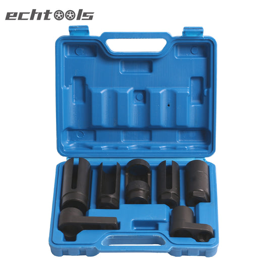 echtools EC1411 7 tlg. Lambdasonden Werkzeug Stecknüsse Nuss Steckschlüssel Spezail Nüsse Set