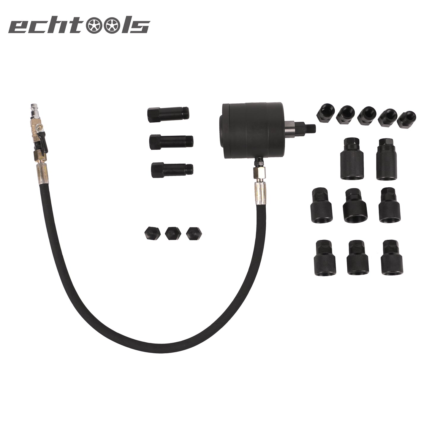 echtools ec1413 Lufthydraulischer Zughammer 21-teilig