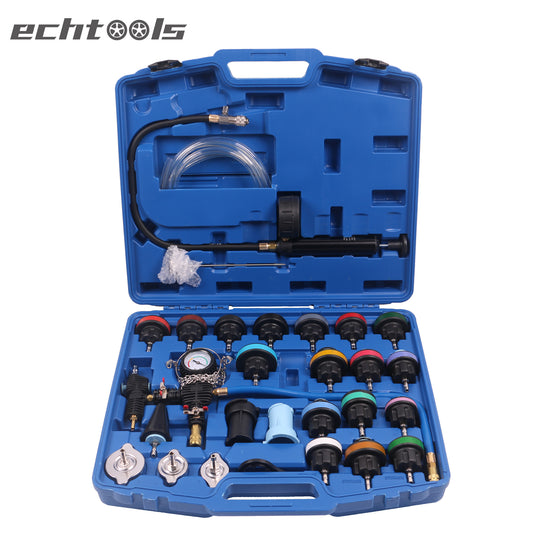 echtools EC1501 28 tlg KFZ Kühler Abdrückgerät Kühlsystemtester Vacuum Cooling System Tester Kit