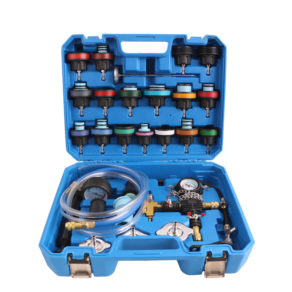 echtools EC1501 28 tlg KFZ Kühler Abdrückgerät Kühlsystemtester Vacuum Cooling System Tester Kit