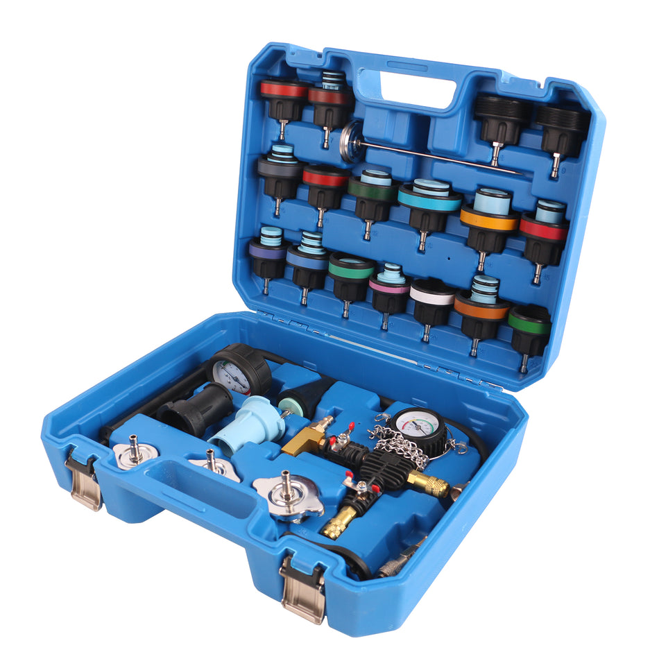 echtools EC1501 28 tlg KFZ Kühler Abdrückgerät Kühlsystemtester Vacuum Cooling System Tester Kit