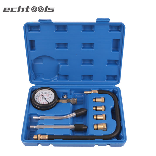 echtools ec1511 Benzinmotor-Kompressionstester 0-20bar mit M10, M12, M14, M18 Adaptern