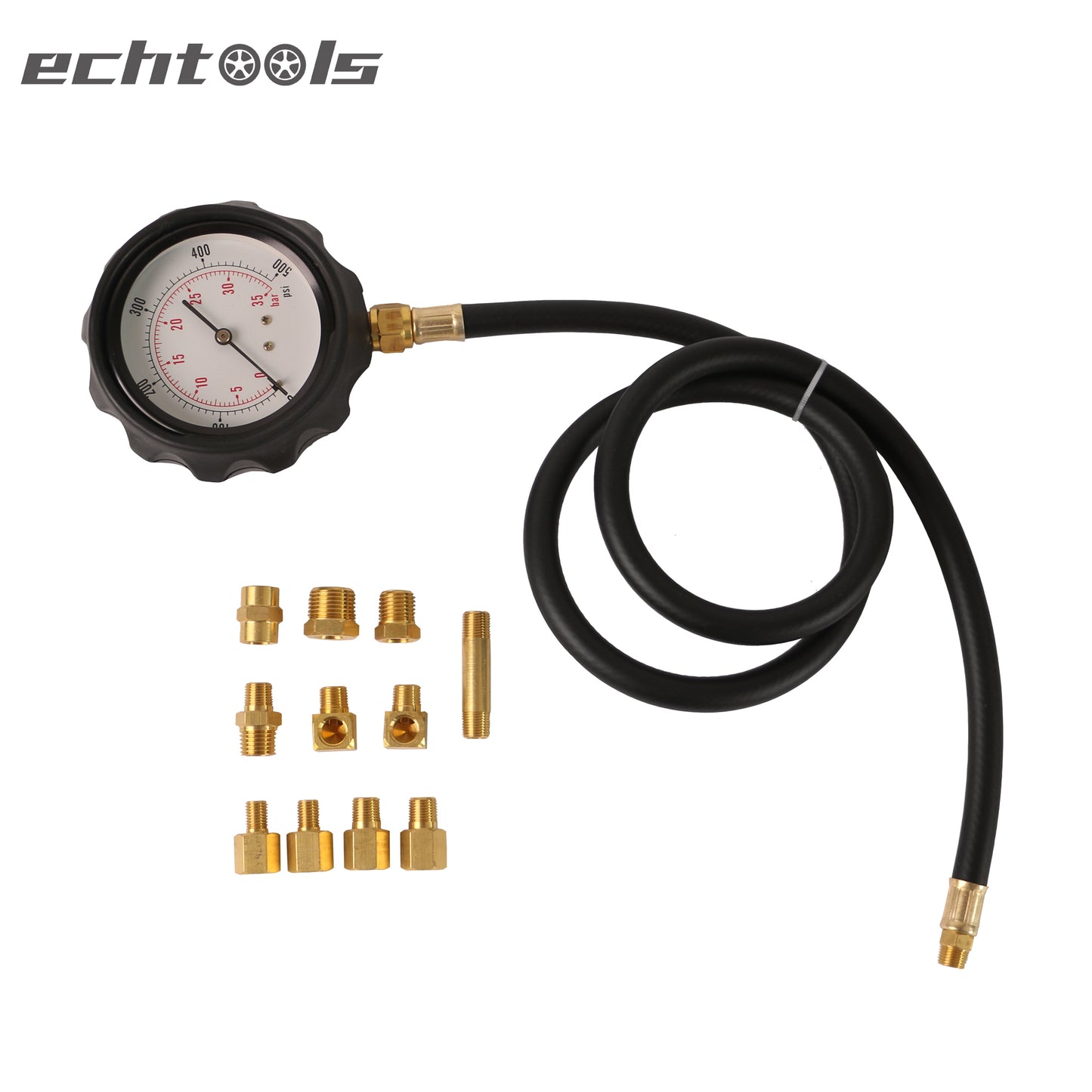 echtools ec1514 13tlg. Motor Öldruck Tester Öldruckprüfer Messgerät Öldrucktester Werkzeug Prüfer 0-35 bar