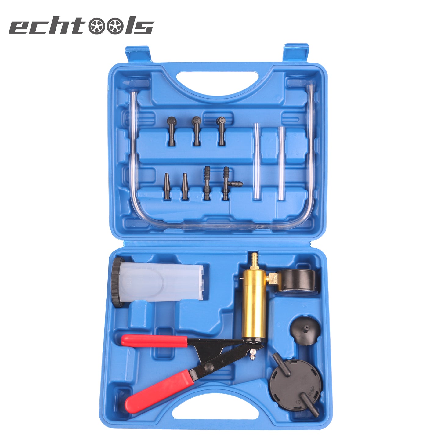 echtools ec1517 Vakuumpumpe Satz Hand KFZ Auto Bremsenentlüfter Vakuumtester Unterdruckpumpe