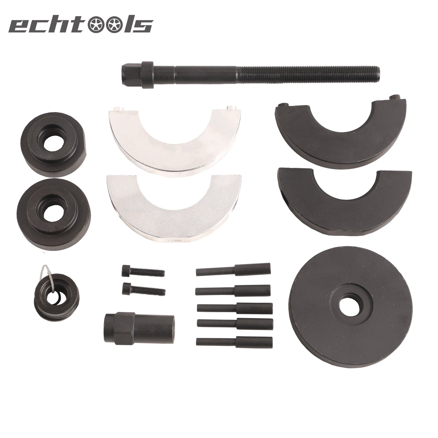 echtools EC1711 72mm Radlager Radnabe Montage Werkzeug Abzieher für VW Fox Polo 9N Skoda Fabia