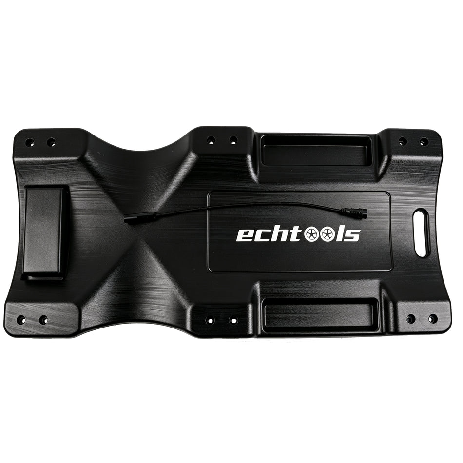 echtools EC1718 Kfz Rollbrett mit LED Tragkraft Montageliege Werkstattliege